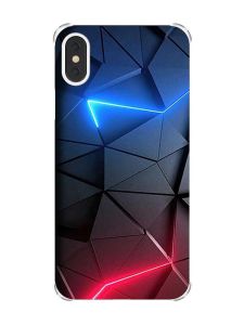 Чохол з потовщеними кутами на iPhone X/Xs :: Рельєфний фон (принт 36)