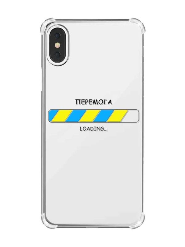 Чохол з потовщеними кутами на iPhone X/Xs :: Перемога Завантаження (принт 88)