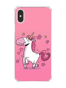 Чохол з потовщеними кутами на iPhone X/Xs :: Єдиноріг (принт 105)