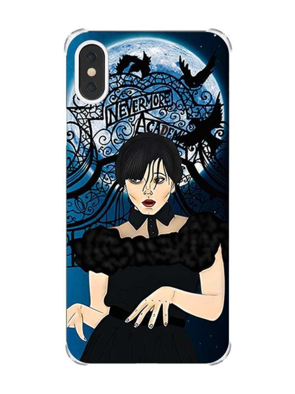 Чохол з потовщеними кутами на iPhone X/Xs :: Танець. Венздей (принт 212)