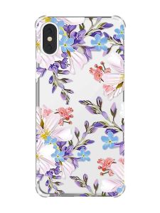 Чохол з потовщеними кутами на iPhone X/Xs :: Квітковий малюнок (принт 272)