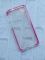 Силіконовий прозорий чохол із бампером для Samsung M20 Рожевий