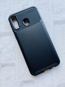 Силіконовий чохол для Samsung M20 Auto Focus. Чорний