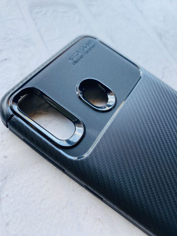 Силіконовий чохол для Samsung M20 Auto Focus. Чорний