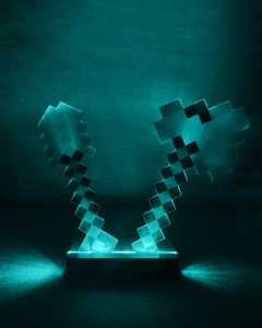 Дитячий нічник-конструктор "Майнкрафт Інструменти" (з налаштуванням підсвітки, можливістю змінити дизайн)