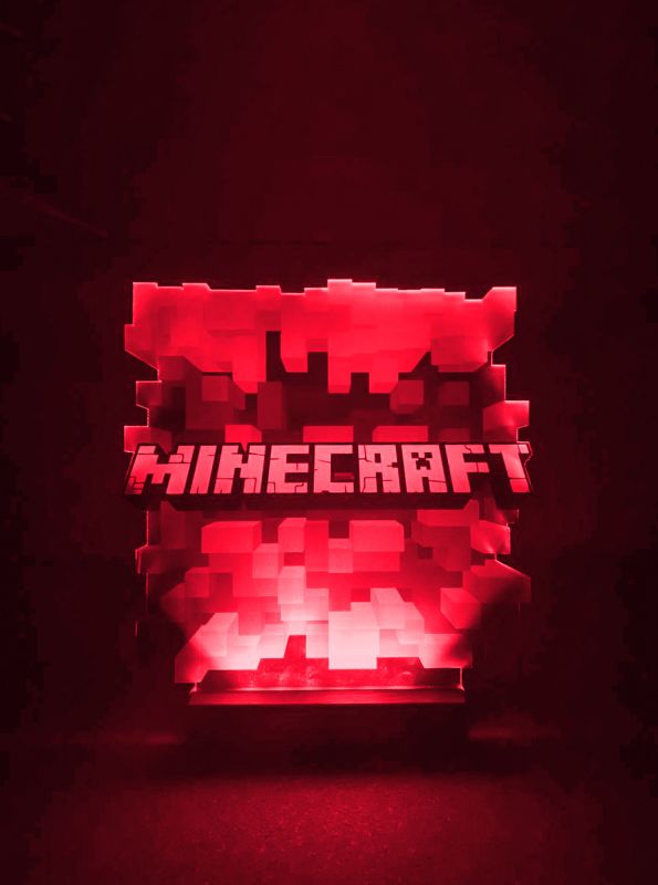 Дитячий нічник Куб Майнкрафт Minecraft