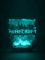 Нічник Куб Майнкрафт з регулюванням світла через пульт ДУ (з чорною основою)