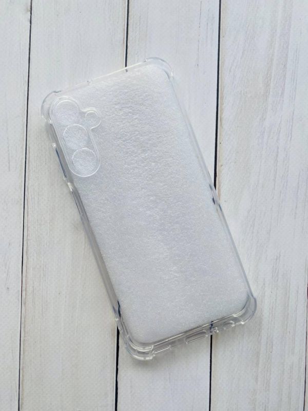 Прозорий силіконовий чохол з потовщеними кутами Samsung A15 / A155
