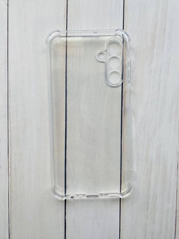 Прозорий силіконовий чохол з потовщеними кутами Samsung A15 / A155