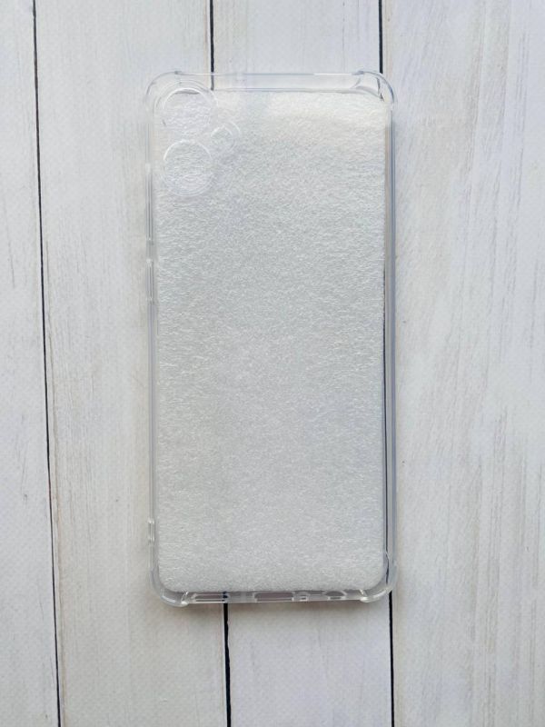 Прозорий силіконовий чохол з потовщеними кутами Samsung Galaxy A05 / A055