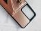 Силіконовий чохол для Samsung Galaxy S21 Ultra Візитниця. Рожеве золото