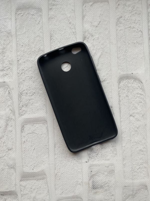 Силіконовий чохол для Xiaomi Redmi 4Х Карбоновий. Чорний