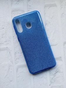 Силіконовий чохол для Samsung Galaxy M30 Блискучий. Синій
