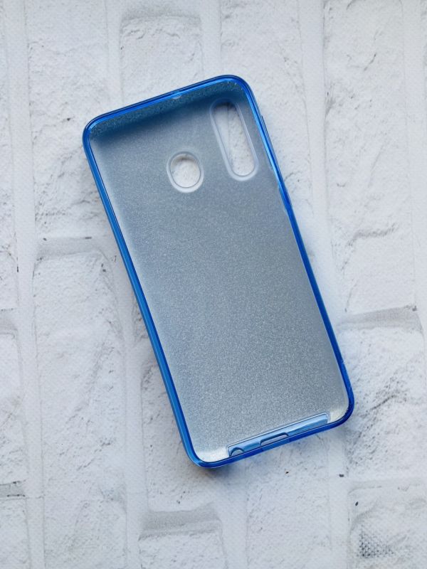 Силіконовий чохол для Samsung Galaxy M30 Блискучий. Синій