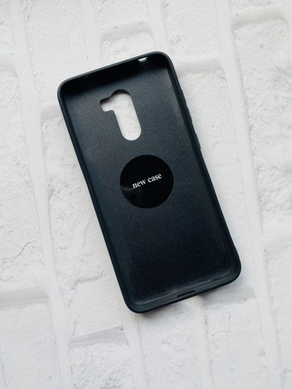 Силіконовий чохол з тисненням для Xiaomi Poco F1 Метелик на бордовому