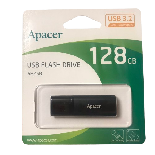 Флеш-накопичувач USB 3.1 Flash 128GB Apacer Black