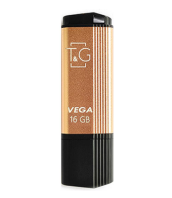 Флеш-накопичувач USB Flash 16GB T&G Vega Gold