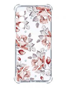 Чохол з потовщеними кутами на Samsung Galaxy A14 5G :: Фон Троянди (принт 273)