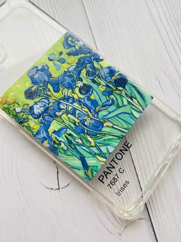 Чохол з потовщеними кутами на Samsung Galaxy A14 5G :: Іриси (принт 75)