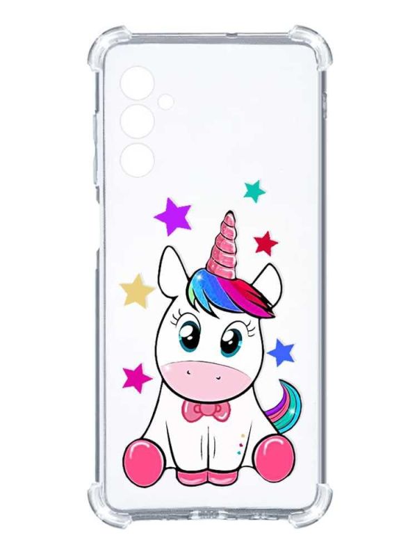 Чохол з потовщеними кутами на Samsung Galaxy A14 5G :: Єдиноріг (принт 102)