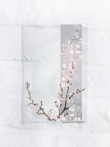 Обкладинка на паспорт книжечку :: Квітуча сакура (принт 285)