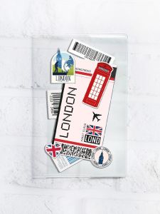 Обкладинка на паспорт книжечку :: Подорожі. Лондон (принт 326)