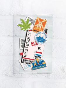 Обкладинка на паспорт книжечку :: Подорожі. Амстердам (принт 327)