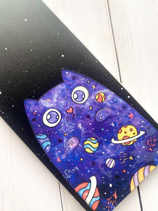 Чохол на Samsung Galaxy S10 :: Фіолетова кішка (принт 361)