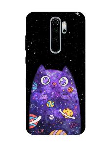 Чохол на Xiaomi Redmi Note 8 Pro :: Фіолетова кішка (принт 361)