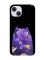 Чохол із захистом камери на iPhone 14 :: Фіолетова кішка (принт 361)