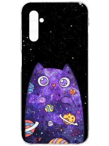 Чохол на Samsung Galaxy A34 5G/A346 :: Фіолетова кішка (принт 361)