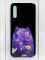 Матовий чохол з бірюзовими боками на Samsung Galaxy A50 (2019) A505/A30s :: Фіолетова кішка (принт 361)