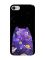 Матовий чохол з рожевими боками на iPhone 7 / 8 :: Фіолетова кішка (принт 361)