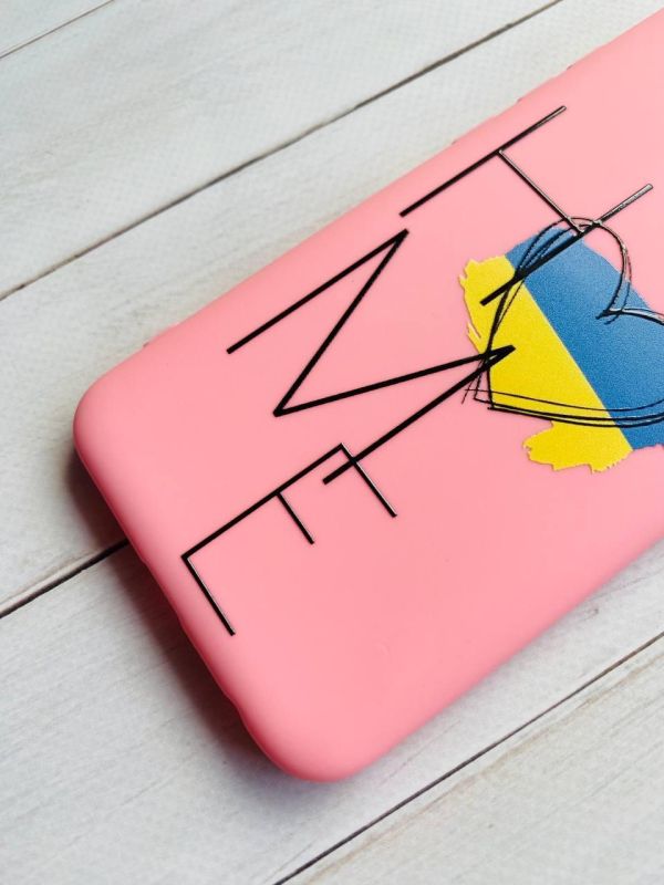 Матовий рожевий чохол на Samsung Galaxy A31 :: Дім Україна (принт 353)