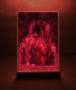 Нічник-подарунок з груповою фотографією + пульт ДУ (20х30 см)