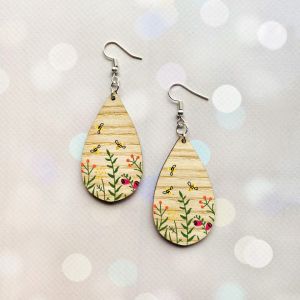 Cережки з дерева. Літо (принт 8.6, світла основа)