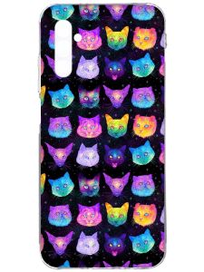 Чохол на Samsung Galaxy A34 5G/A346 :: Котики Фон (принт 362)