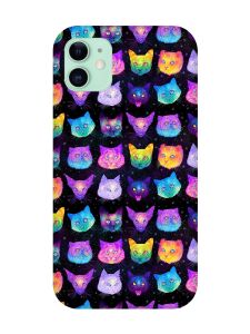 Чохол на iPhone 11 (6,1) :: Котики Фон (принт 362)