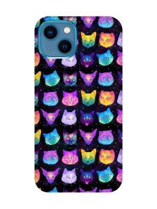 Чохол на iPhone 13 mini :: Котики Фон (принт 362)