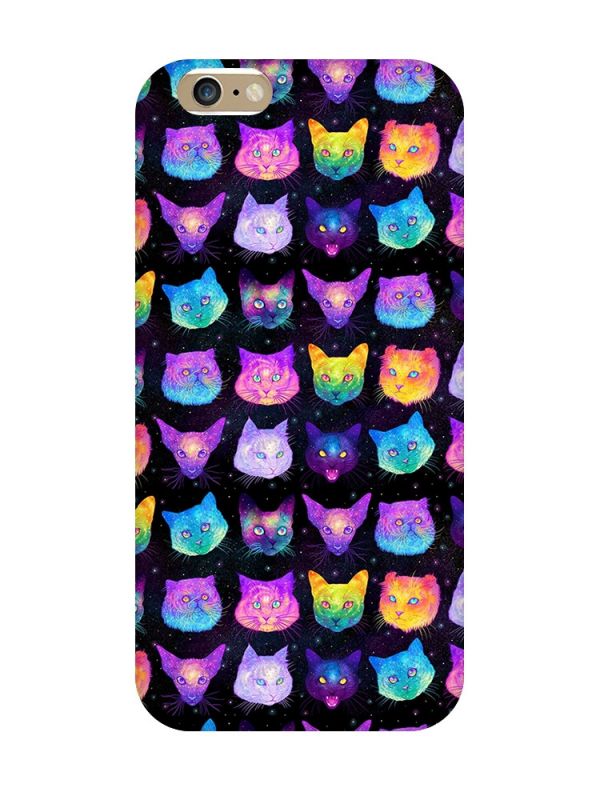 Чохол на iPhone 6 / 6s :: Котики Фон (принт 362)
