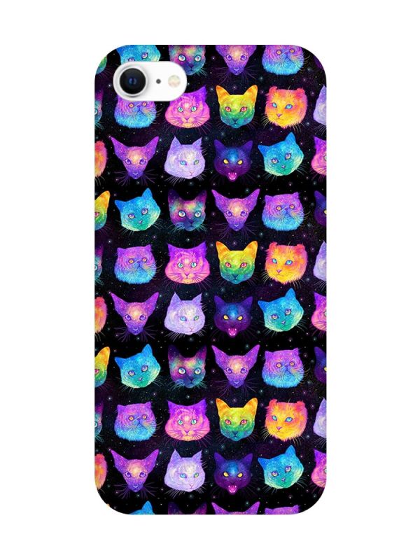 Чохол на iPhone 7, 8 :: Котики Фон (принт 362)