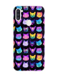 Чохол на Samsung Galaxy A11 :: Котики Фон (принт 362)
