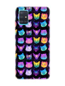 Чохол на Samsung Galaxy A51 :: Котики Фон (принт 362)