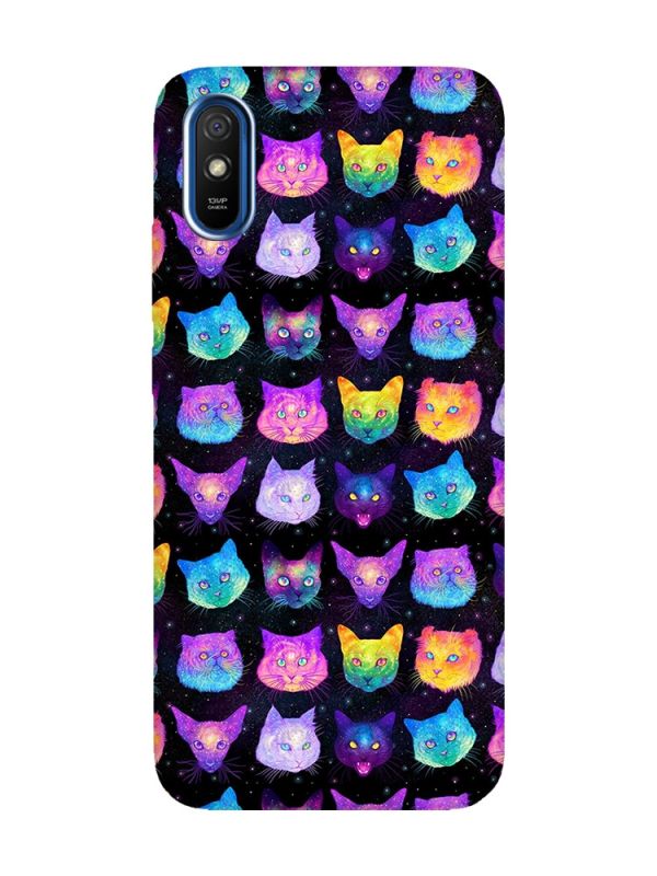 Чохол на Xiaomi Redmi 9A  :: Котики Фон (принт 362)