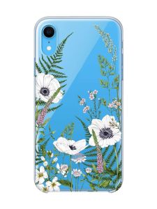 Прозорий чохол на iPhone XR :: Квіти польові (принт 363)