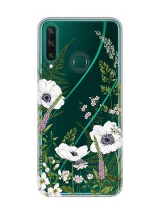 Прозорий чохол на Huawei Y6p :: Квіти польові (принт 363)