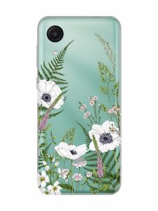 Прозорий чохол на Samsung Galaxy A03 Core / A032 :: Квіти польові (принт 363)