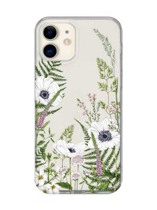 Прозорий чохол на iPhone 12 mini :: Квіти польові (принт 363)
