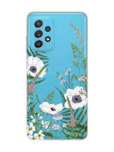 Прозорий чохол на Samsung Galaxy A52 :: Квіти польові (принт 363)