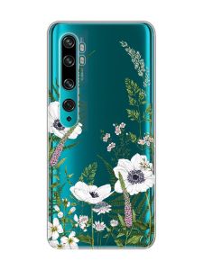 Прозорий чохол на Xiaomi Mi Note 10/Note 10 Pro :: Квіти польові (принт 363)